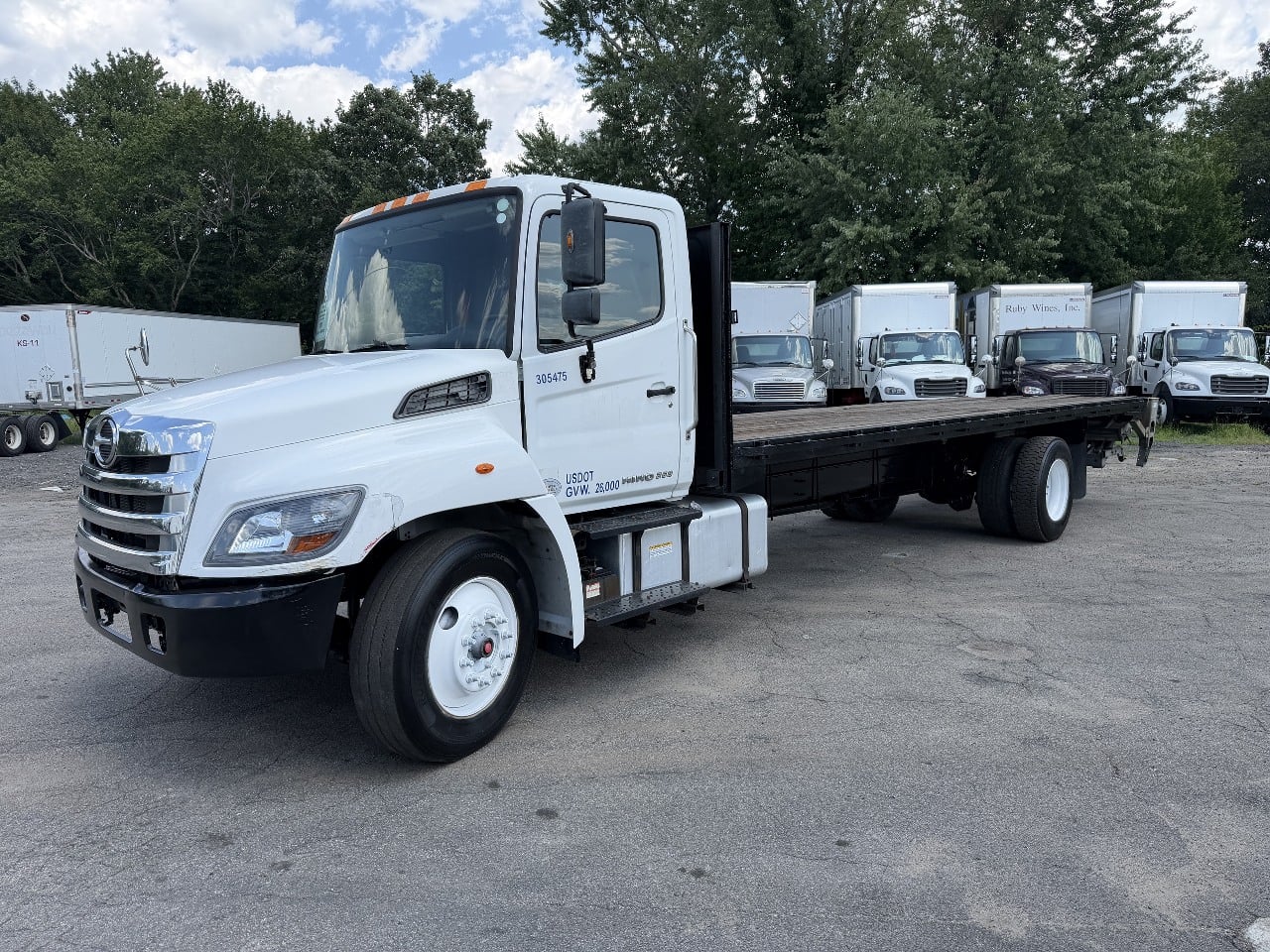 2020-hino-268a-stake-body-truck #3812