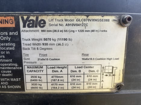 yale-glc070vxngse088-mast-forklift #5717