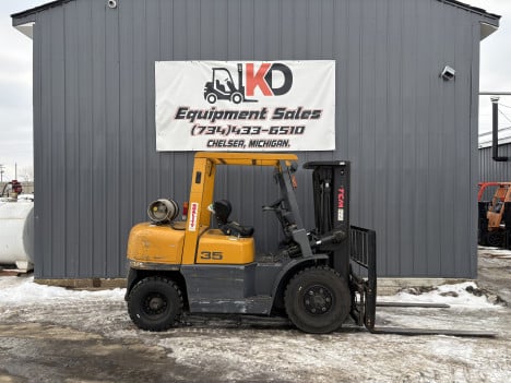 tcm-fg35t8-mast-forklift #5841