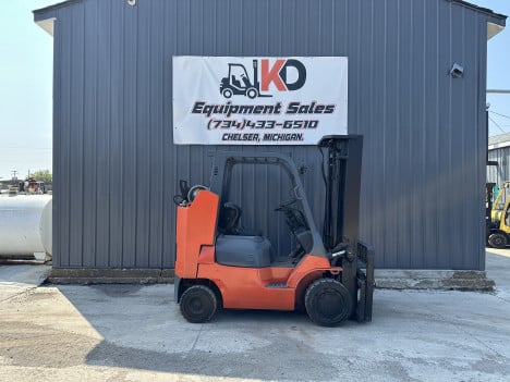 toyota-7fgcu35-bcs-mast-forklift #6105