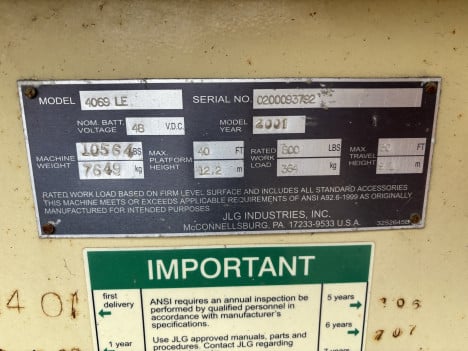 jlg-4069le-scissor-lift #6124