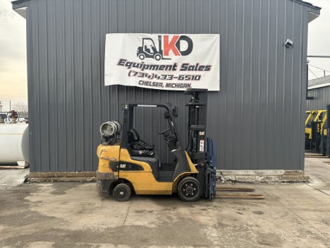cat-2c6500-mast-forklift #6130