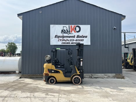cat-2c6500-mast-forklift #6131