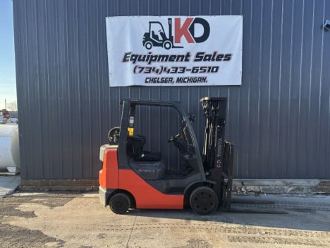  TOYOTA 8FGCU25 Mast Forklift #6188