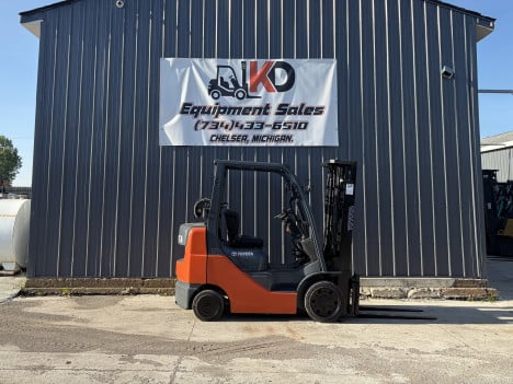  TOYOTA 8FGCU25 Mast Forklift #6248