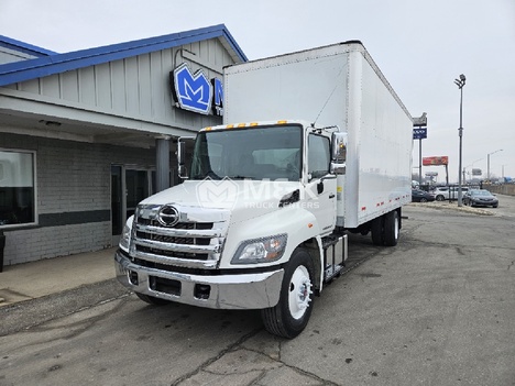 2018 HINO 338 DERATED BOX VAN TRUCK FOR SALE #322733