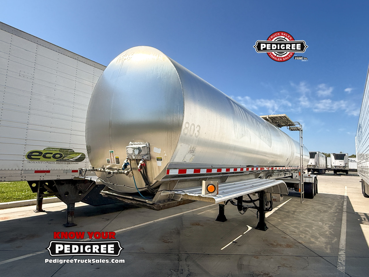 2004 WALKER FOOD GRADE TANKER Food Grade Tanker Trailer #4165 2004 WALKER FOOD GRADE TANKER Food Grade Tanker Trailer #4165
