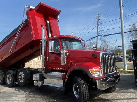  INTERNATIONAL HX Tri-Axle Steel Dump Truck #1046